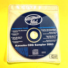AMERICAN IDOL Karaoke CDG Sampler 2003 CD Disc ONLY