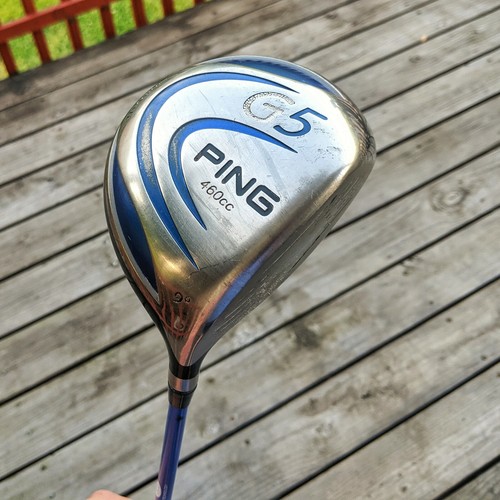 PING G5 460CC 9* DRIVER GOLF CLUB GRAFALLOY NANO-TECH FLEX SHAFT RH - CRACKED - Picture 4 of 9