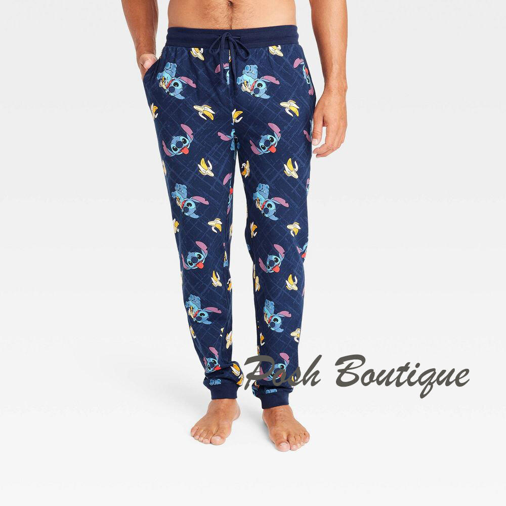 Disney Lilo and Stich Pajama Pants Sleep Men's Women S M L XL NWT