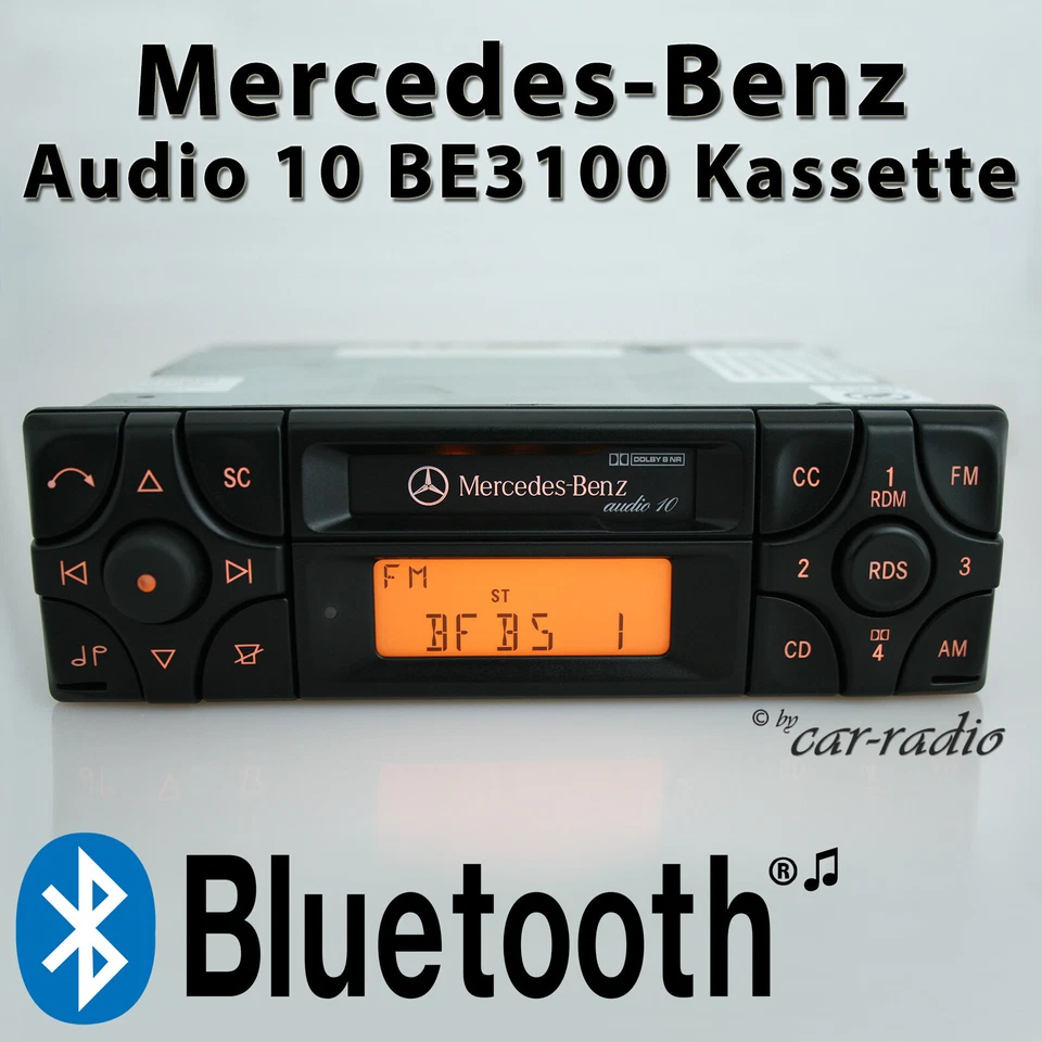 Original Mercedes Audio 10 BE3100 MP3 Bluetooth Becker Kassettenradio 2108200986