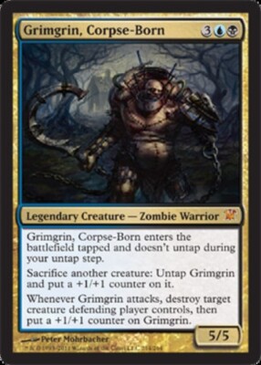 Grimgrin, Corpse-Born - Foil Innistrad Lightly Played, English - MTG