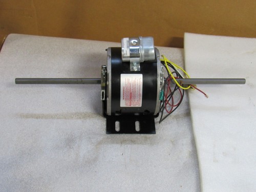 AO SMITH FAN MOTOR F48V57A01 1/6 HP 1PH 115V 1625RPM 2 SPEED 48Y 1/2" SHAFT - Picture 3 of 5