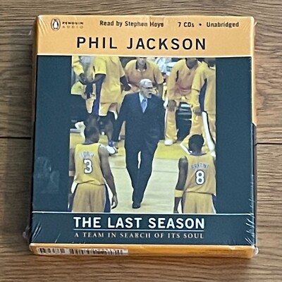 Audiobook (7) CDs: Phil Jackson's ''The Last Season'', 2004, FACTORY-SEALED