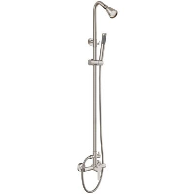 Kit Grifería Bañera Y Ducha Aolemi - Cabezal Lluvia 12", Cascada, Mano 2en1, Válvula Latón, Acero Inoxidable