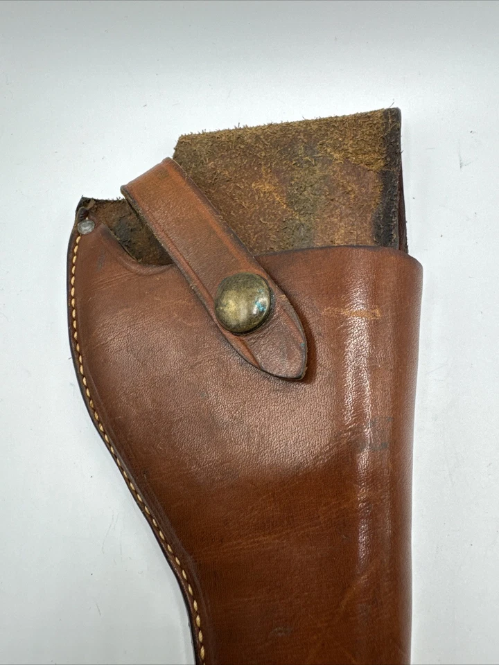Vintage Red Head Leather Belt Holster 204 1/2 DB 5 ~ RH - Image 2 of 4