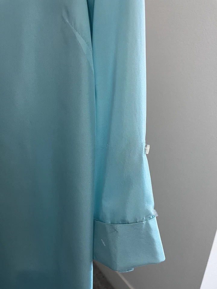 Vestido camisero de seda Vineyard Vines para mujer talla 4 funciona grande ropa de trabajo Foto 4 de 4