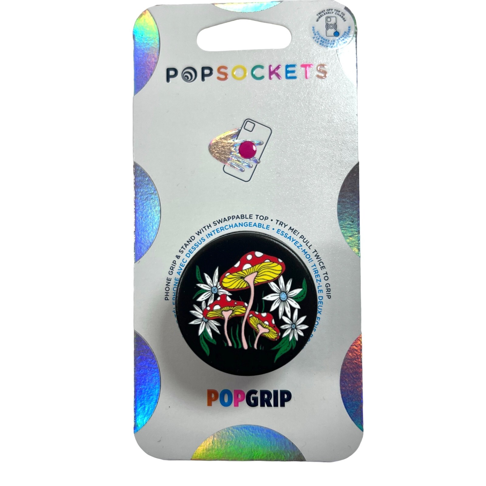 Popsockets Mushrooms Wild Shrooms Fun Guys Shiitake Toadstools Pop Grip