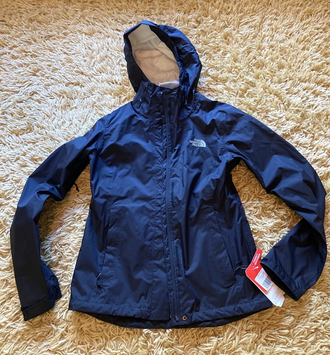 NWT The North Face Women's Venture Rain Jacket TNF Black Size Xs