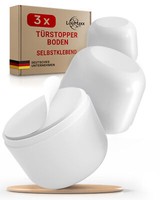 Loumaxx TüRstopper Boden Selbstklebend Aus Gummi - 3Er Set Rund Zum Kleben
