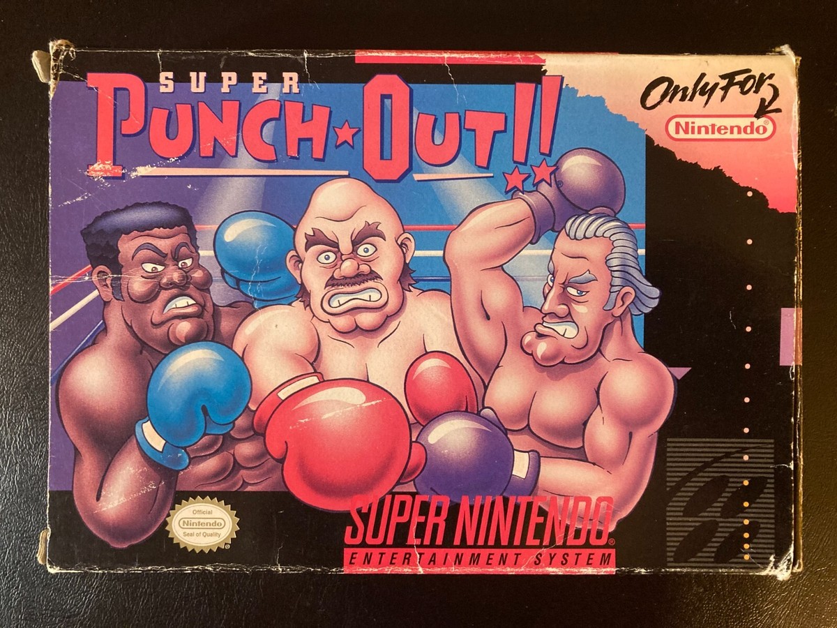 Super Punch-out (Super Nintendo SNES) Complete CIB w/ Ads Super Punch-out (Super Nintendo SNES) Complete CIB w/ Ads