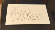 Paul Merson Arsenal Middlesbrough Villa Pompey England Hand Signed Card