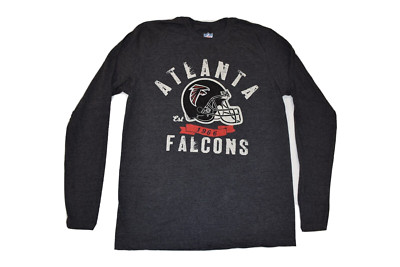 NFL Team Apparel Mens Atlanta Falcons Football Long Sleeve Shirt New S, M