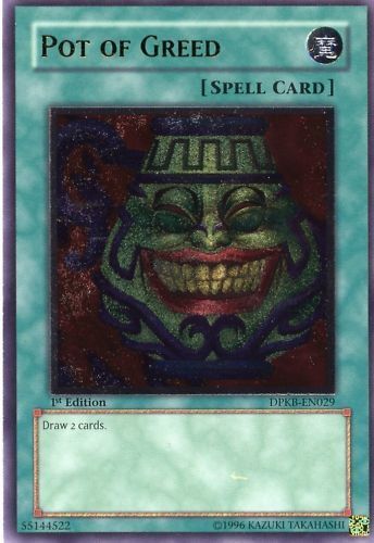 pot of greed yugioh card price LCJW-EN061 Secret Rare 1st Edition Near Mint it is perfectly safe to drink from as well Yu-Gi-Oh! Pot Of Greed Sculpted