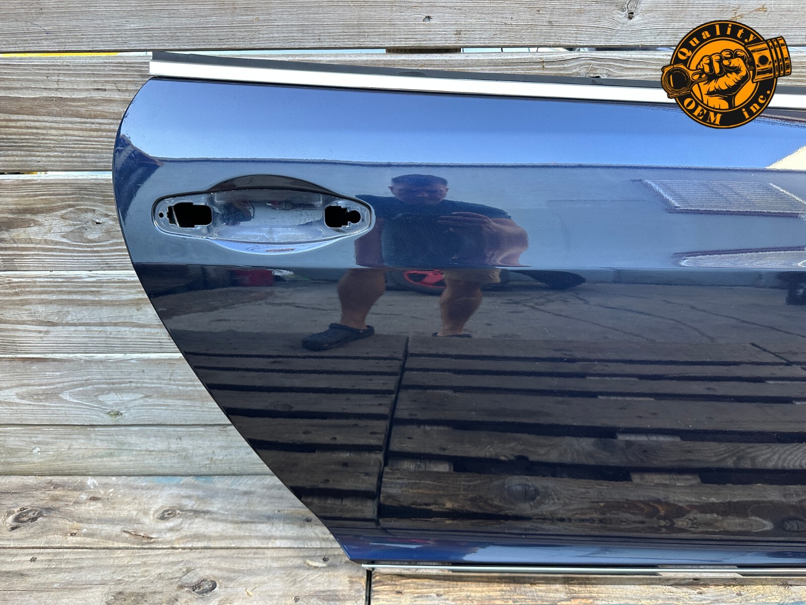 2003-2010 BENTLEY CONTINENTAL GT GTC FRONT RIGHT PASSENGER SIDE DOOR SHELL BLUE