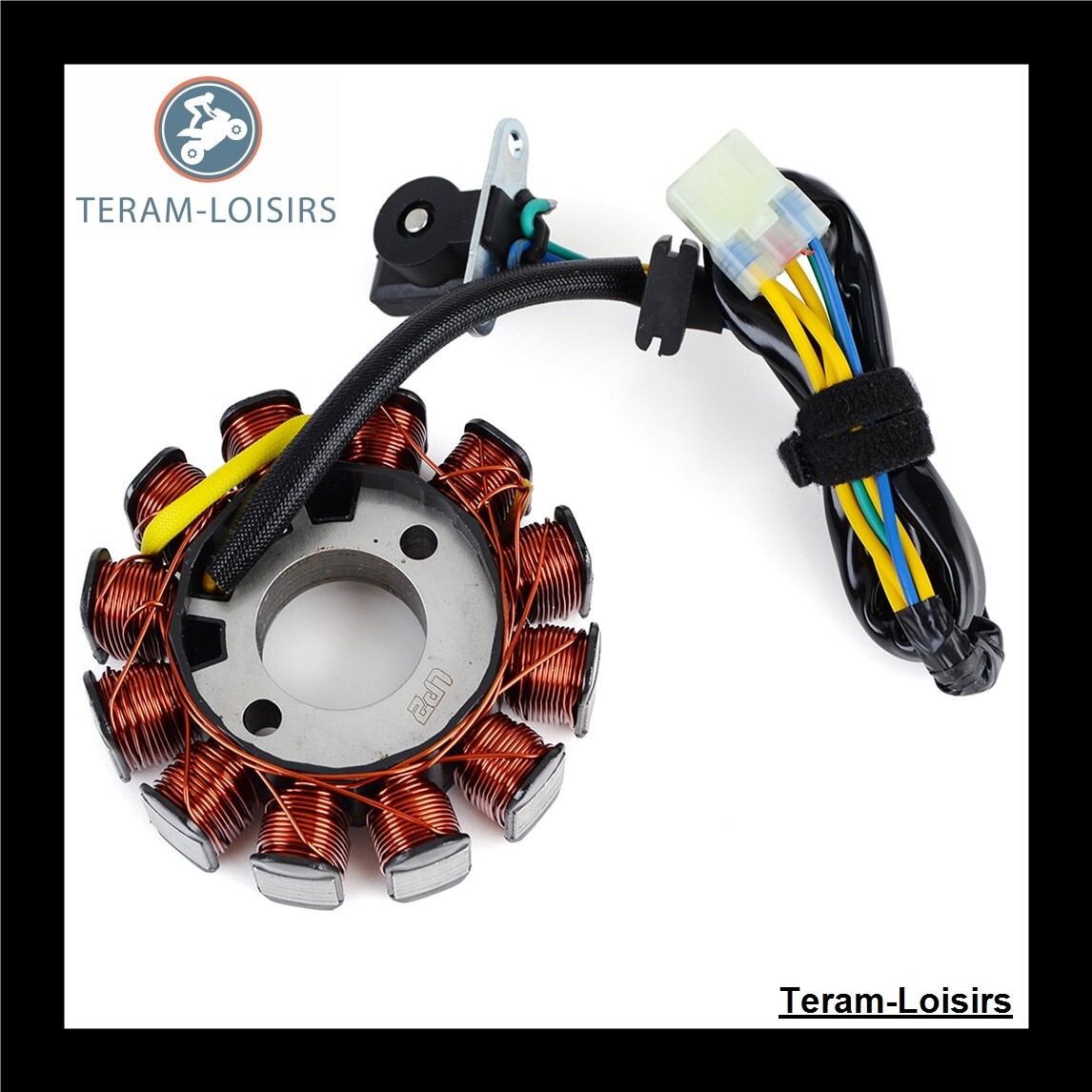 Stator d'alternateur pour quad Polaris Sportsman 110, bobinage renforcé haute performance