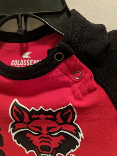 Arkansas State Red Wolves Infant 3/6 Months Red Bodysuit NWT - Picture 4 of 6