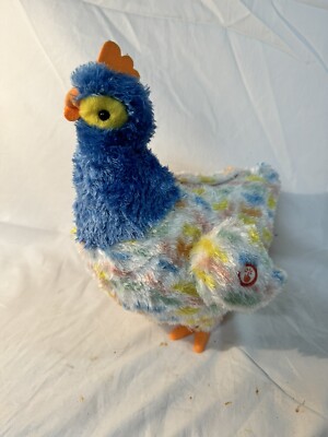 Hallmark Rockin' Springtime Egg-Laying Hen Singing Stuffed Animal WORKS