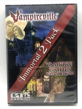Vampireville / Vampire Brides Love Over Death Immortal 2 Pack PC CD-ROM Game New