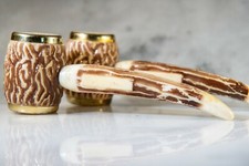 Pipa da fumo tabacco shaker sale e pepe vintage, PC firmato