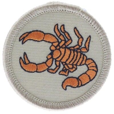 BSA Licensed Scorpion Patrol 2 Inch Patch AV0241 F4D6C