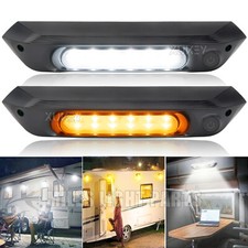 RV LED Awning Porch Light Exterior Interior 12V Caravan Boat Lamp Bar Waterproof