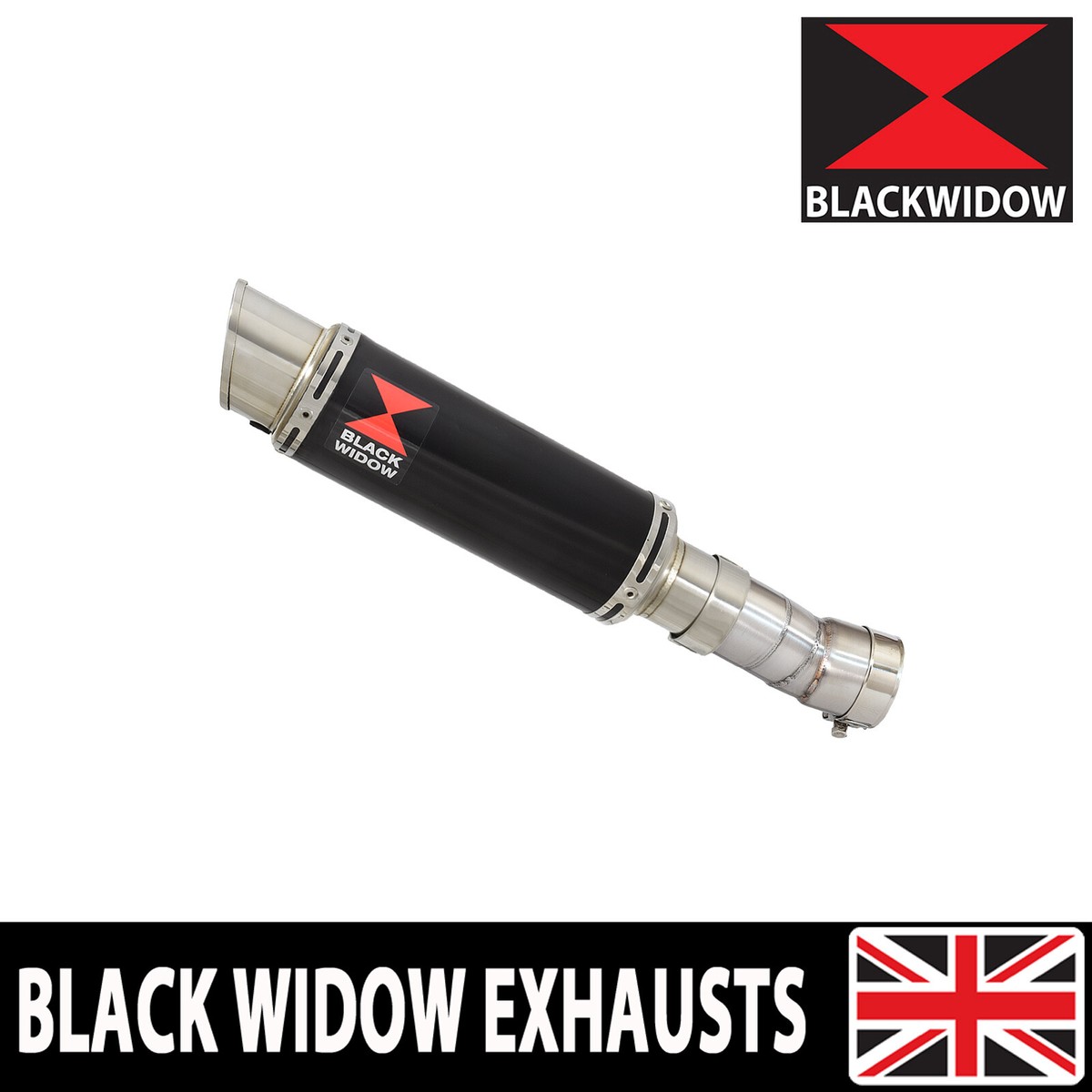 MT-10 M10 FZ-10 2016-2024 Stainless Steel Exhaust Pipe + Round