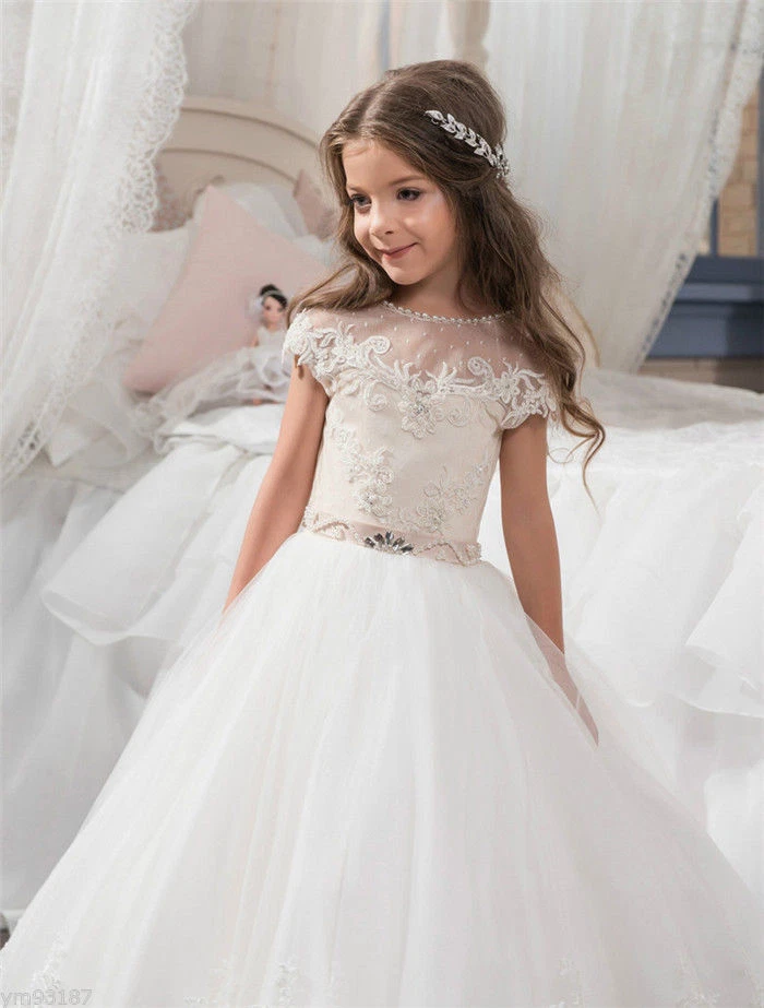 lace flower girl dresses