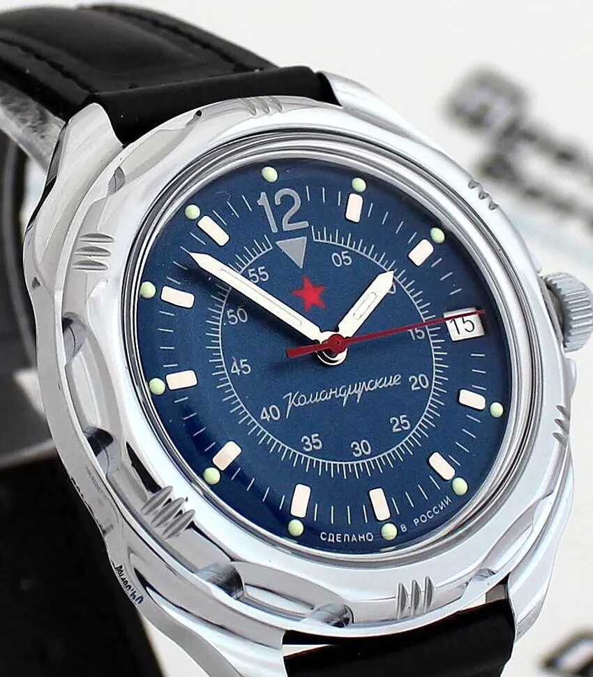 Vostok Komandirskie 211398 Watch Mechanical Military New | eBay