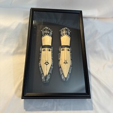 Tiki Tribal Masks Wood Framed Set Of 2