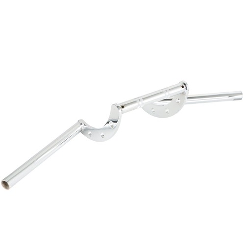 Motorcycle Handlebar Z Bars 22mm 7/8" Handlebars For Drag Custom Chopper Cruiser - Picture 8 of 11