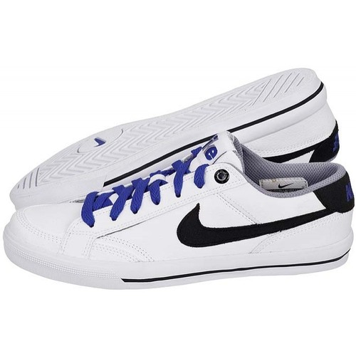 NIKE CAPRI 2 LEATHER WHITE / BLUE NEW UK 3 NEW SEASON !!! | eBay