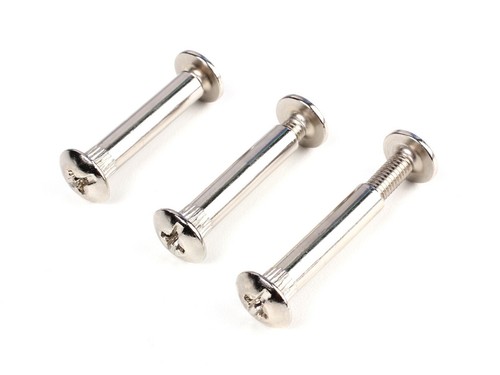 Ø8 / M6 - Schrank Verbindungsschraube Schrankverbinder Möbelverbinder Vernickelt - Bild 8 von 14