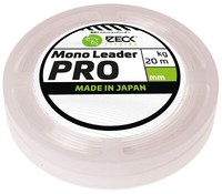 (0,75€/1M) Zeck Mono Leader Pro 1,28Mm 90Kg 20M Monofiles Welsvorfach, Angelschn