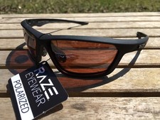 RAZE Eyewear Sunglasses Prime HDP black golf fishing polarized brown lens