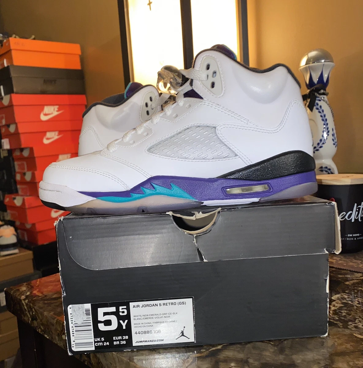 Nike Air Jordan 5 Retro Grape | eBay