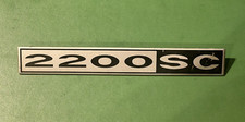 Rover 2200 SC Vintage Metal Car Badge / Emblem 228x30mm