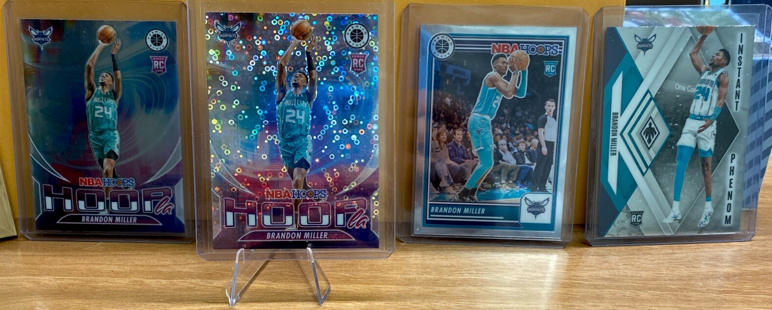 2023-24 Hoops Premium Stock Hoopla Disco #3 Brandon Miller (RC) Color Match