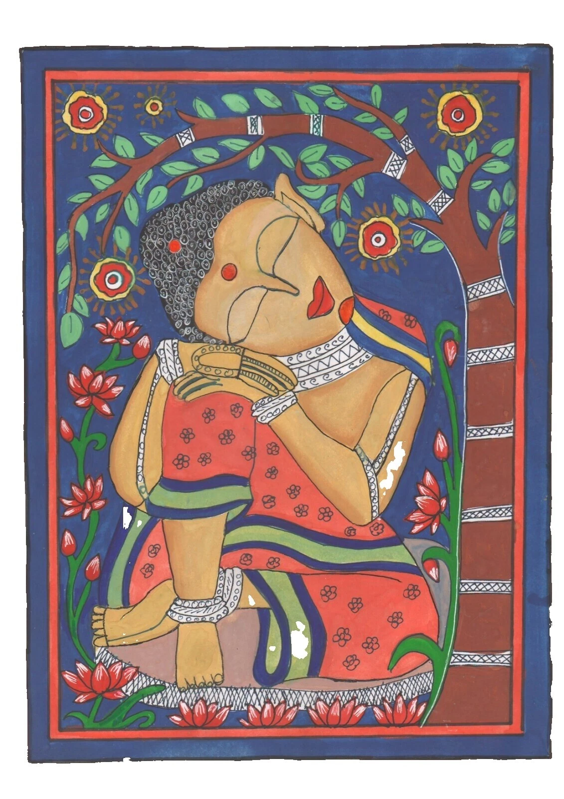 Pinturas de arte Buda de papel