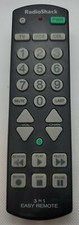 RADIO SHACK 3 IN 1 EASY REMOTE CONTROL 15-1916A