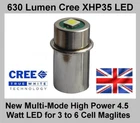 MAGLITE LED Upgrade Conversion Bulb 4.5 Watts  Multi-Mode for D & C Cell Torch
