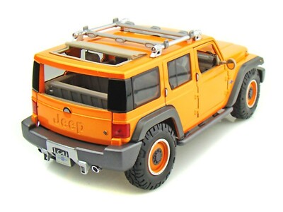 Maisto Orange Jeep Rescue Concept Die Cast Special Edition 1 18th