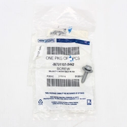Ford Screw Part Number W701107-S442