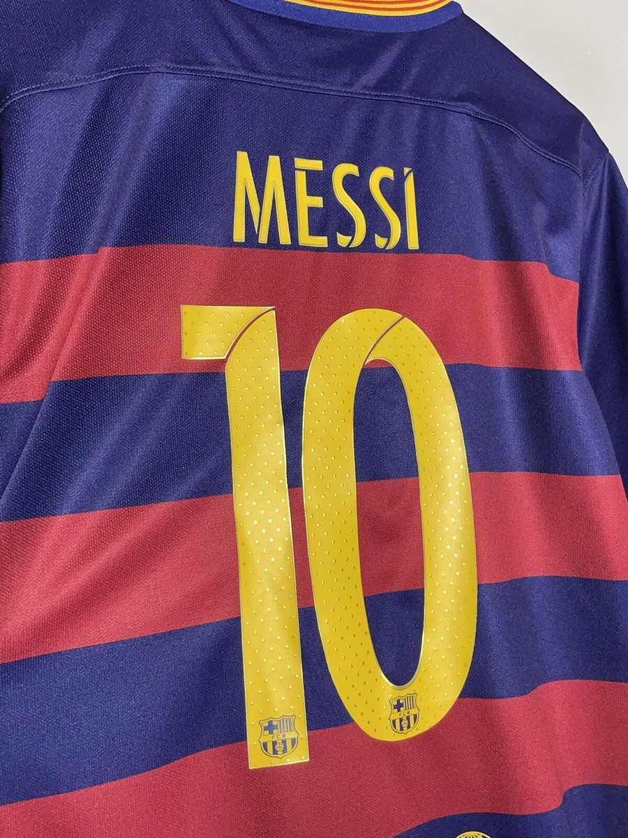 10 Messi FC Barcelona Nike 2015/16 Home Football Shirt