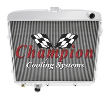 3 Row Kool Champion Radiator For 1967 Ford Galaxie V8 Engine Cc67gl 3 Row Kool Champion Radiator For 1967 Ford Galaxie V8 Engine Cc67gl