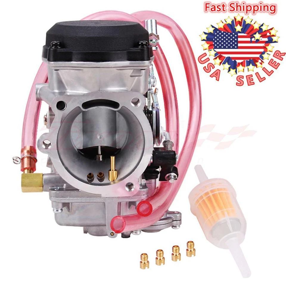 Carburador de carburador para Harley Touring Electra Street Glide Road King FLH 1988-2017 Foto 4 de 4