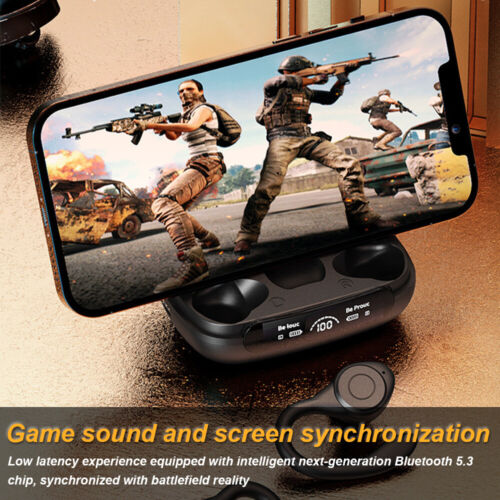Wireless Headphones Bluetooth 5.3 Headset LED Lights Display Earphone For Gifts - Picture 14 of 20