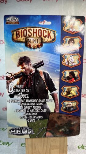 2013 Heroclix Bioshock Set Infinito 6 Figure Starter Set Ancora - Nuovo - - Foto 13 di 14