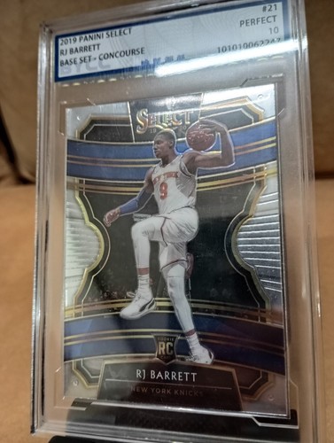 RJ BARRETT 2019 Panini Select Base set Concourse NBA RC card (BYCC-Perfect 10) - Picture 3 of 5