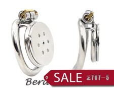 Small Flat Lock Chastity Device with Arc Ring Chastity Cage Preventing Cheating