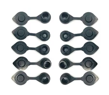 10 Black Fuel Gas Can Jug Air Vent Cap Blitz Wedco Scepter Essence Midwest Eagle